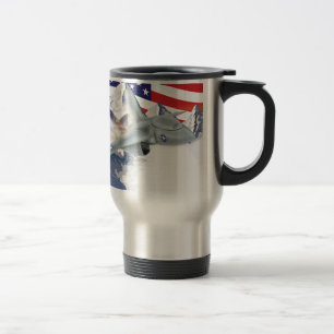 Caneca Térmica Jet de caça americano