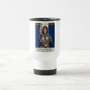 Caneca Térmica Joana d'Arc: A Mama de Orleans, Cavaleiro Heroína