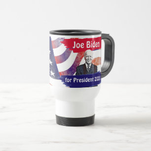 Caneca Térmica Joe Biden para o Presidente 2020 Viagem das Eleiçõ