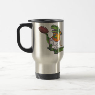 Caneca Térmica Jogador De Futebol Dino