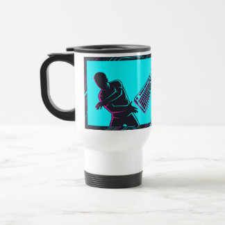 Caneca Térmica Jogador Esmagando Teclado