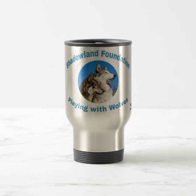 Caneca Térmica Jogo com lobos (Centro)