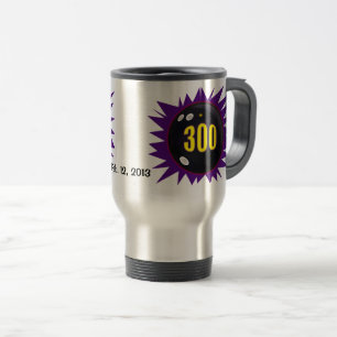 Caneca Térmica Jogo de boliche 300, com data jogada,