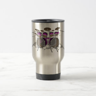 Caneca Térmica Jogo do cilindro de 10 partes: Inclinação violet