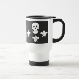 CANECA TÉRMICA JOLLY ROGER SKULL E TRÊS MENTIRAS FLAG