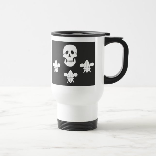 CANECA TÉRMICA JOLLY ROGER SKULL E TRÊS MENTIRAS FLAG (Direita)