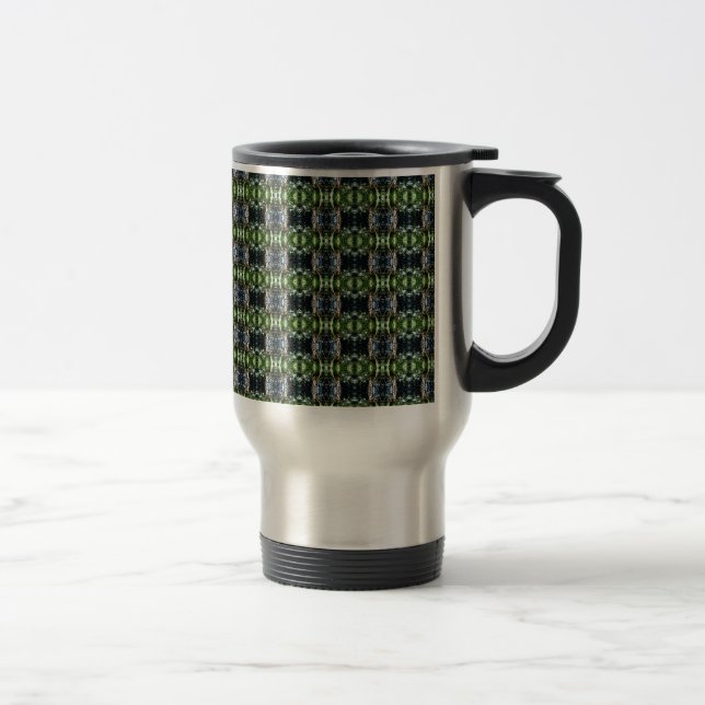 Caneca Térmica Kaleidoscópio Verde (Direita)