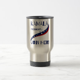 Caneca Térmica Kamala Para O Presidente Juntar-Se A Ela!