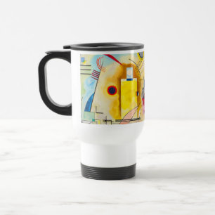 Caneca Térmica Kandinsky amarelo-vermelho-azul