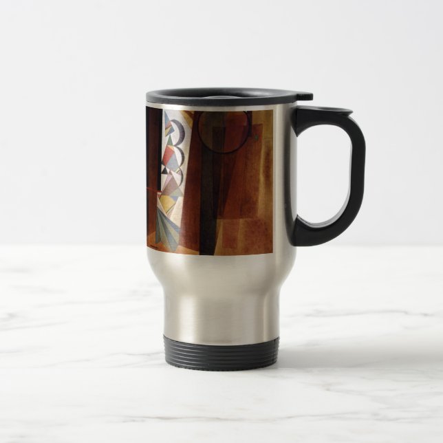 Caneca Térmica Kandinsky Development in Brown Abstrato Painting (Direita)