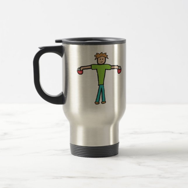 Caneca Térmica Kettlebell (Esquerda)