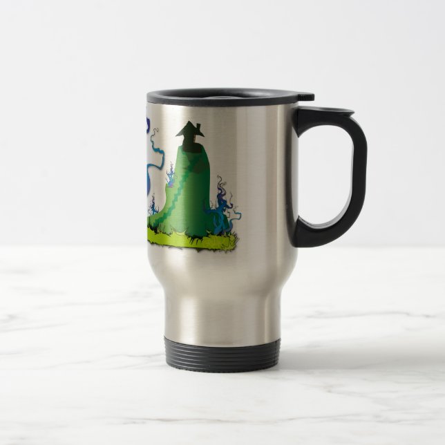 Caneca Térmica Kittybeast dirige em casa (Direita)