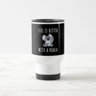 Caneca Térmica Koala - A Vida É Melhor Com Um Koala