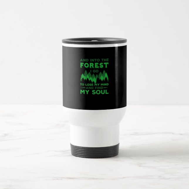 Caneca Térmica Lá fora - Na Floresta Eu Vou (Centro)