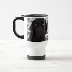 Caneca Térmica Labrador retriever preto