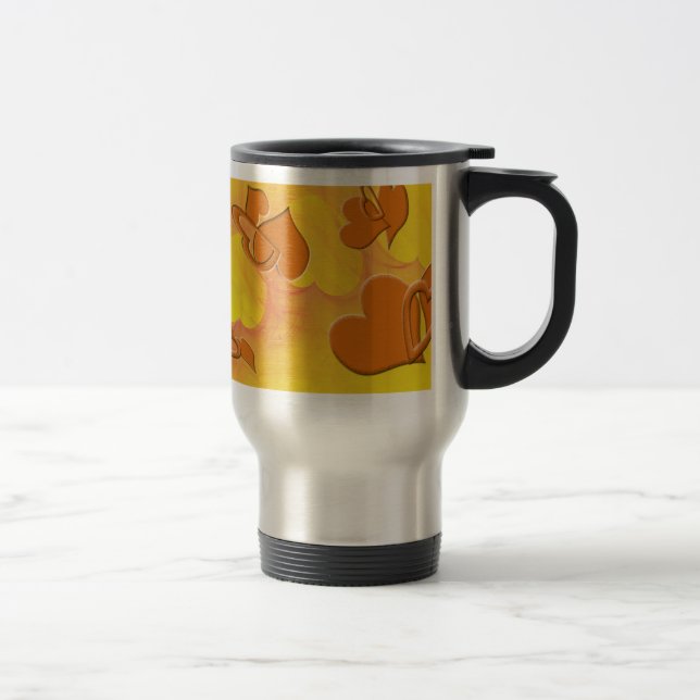 Caneca Térmica Lado mais suave do laranja (Direita)
