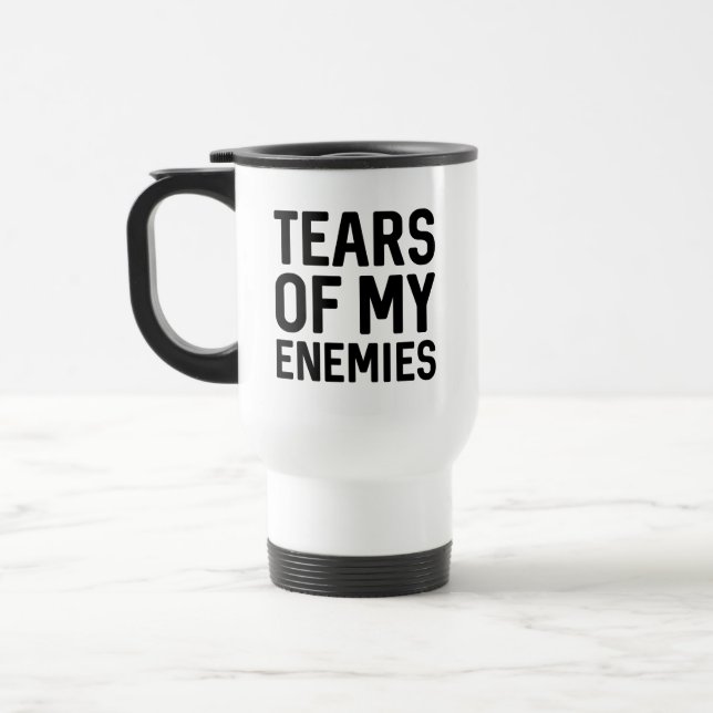 Caneca Térmica Lágrimas Dos Meus Inimigos (Esquerda)