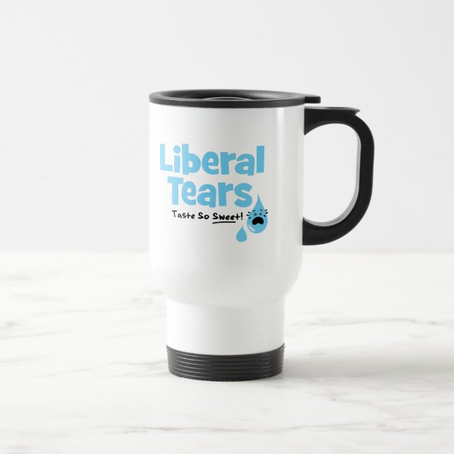 Caneca Térmica Lágrimas Liberal Tão Doce (Direita)