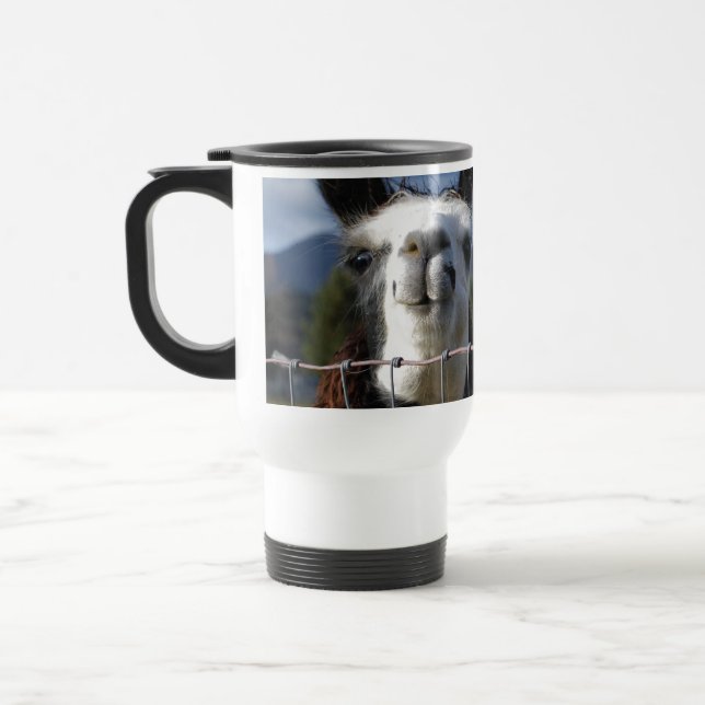 Caneca Térmica Lama de sorriso engraçado em Oregon do sul (Esquerda)
