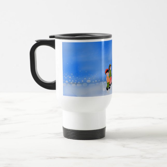 Caneca Térmica Lâmpadas e Copas (Esquerda)