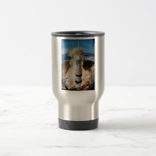 Caneca Térmica Lançamento do foguete Apollo Saturn V para a Lua 1