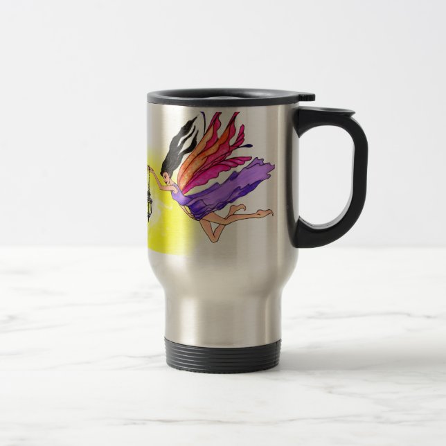 Caneca Térmica Lanterna Brilhante Fada (Direita)