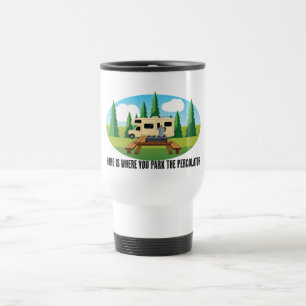 Caneca Térmica Lar é Onde Você Estaciona o Percolador
