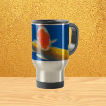 Laranja Colorida e Koi Branco