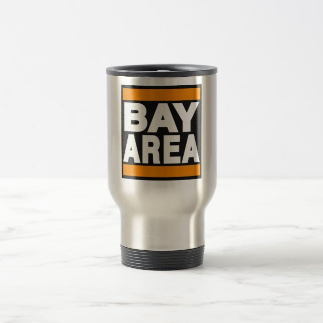 Caneca Térmica Laranja da área da baía (Centro)