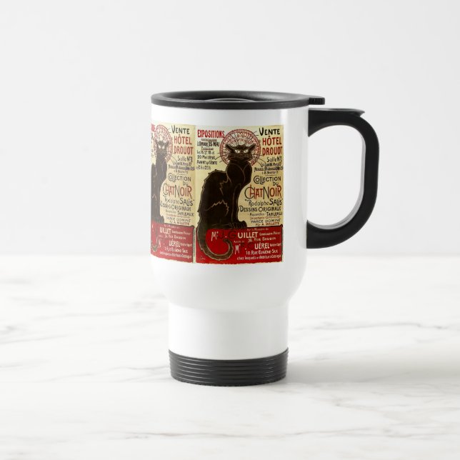 Caneca Térmica Le Chat Noir, Vente Hôtel Drouot (Direita)