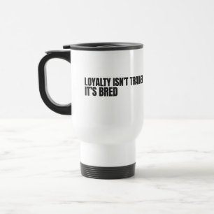 Caneca Térmica Lealdade não é treinada. É nata. Labrador amarelo
