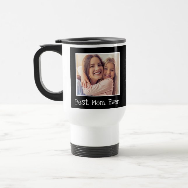 Caneca Térmica Legal Melhor Mãe Alguma Vez Foto Personalizada Bra (Esquerda)
