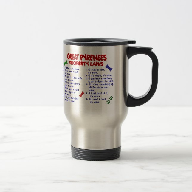 Caneca Térmica Leis 2 da propriedade de GRANDES PYRENEES (Direita)