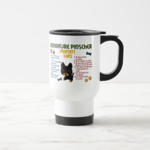 Caneca Térmica Leis 4 da propriedade do Pinscher diminuto