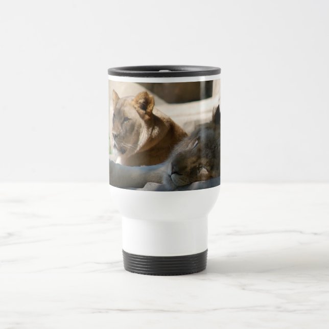 Caneca Térmica Leões Africanos (Centro)