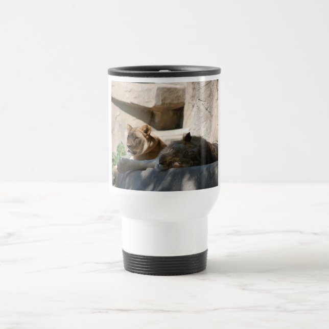 Caneca Térmica Leões Africanos (Centro)