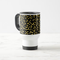 Leopardo Dourado, Brilhante Dourada, Padrão-Leopar