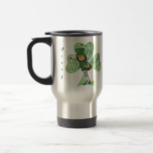 Caneca Térmica Leprechaun "Feliz Rua. Dia de Patrick"