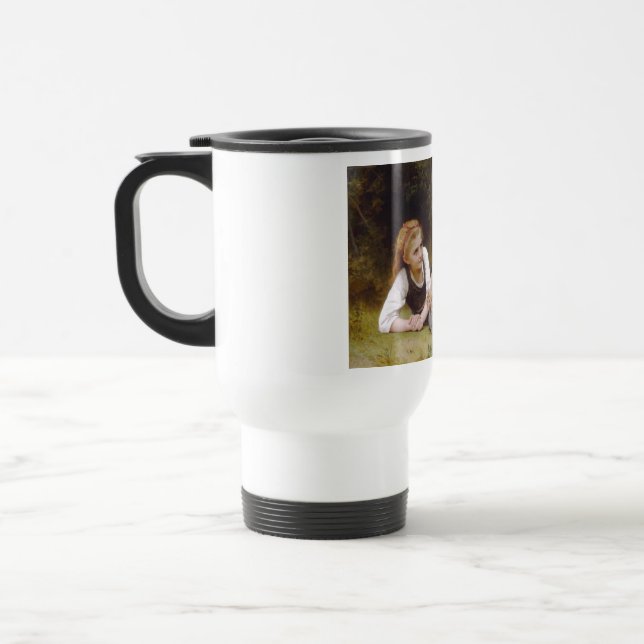 Caneca Térmica Les Noisettes: Jovens Meninas Colhendo Avelãs (Esquerda)