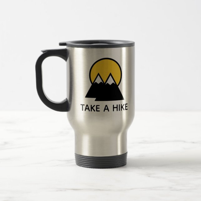 Caneca Térmica Leve Um Taco De Aventura (Esquerda)