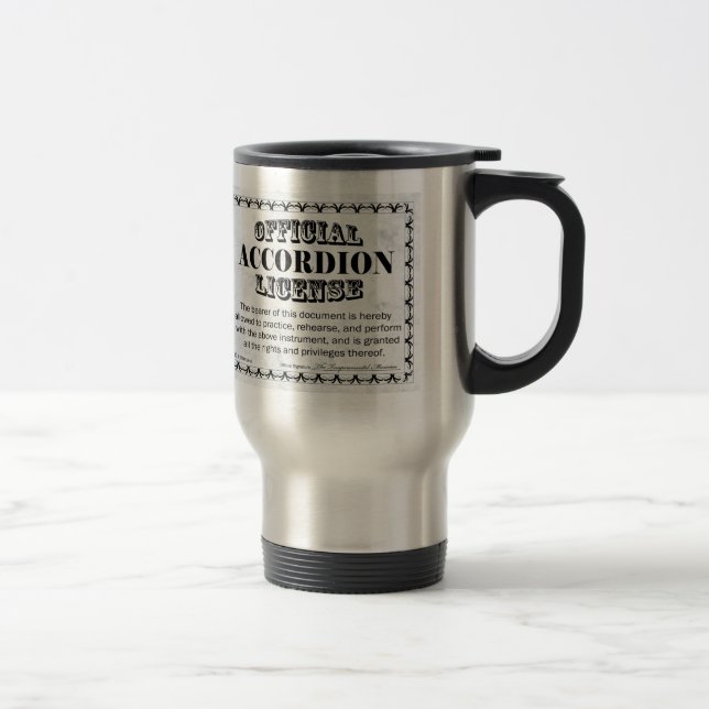 Caneca Térmica Licença Acordeão (Direita)