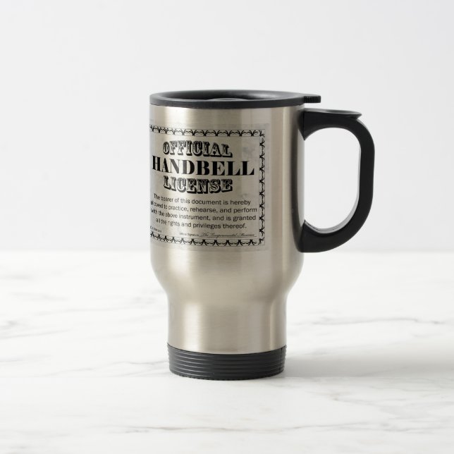 Caneca Térmica Licença de Handbell (Direita)