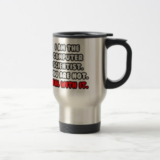 Caneca Térmica Lidar Com Isso... Engraçado Cientista de Computaçã
