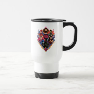 Caneca Térmica Liga da Justiça Crachá Diamond Hatch Group
