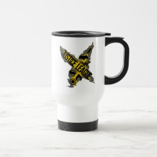 Caneca Térmica Liga da Justiça  Símbolos da Liga da Justiça e 