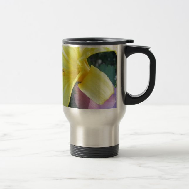 Caneca Térmica Lily Amarela (Direita)