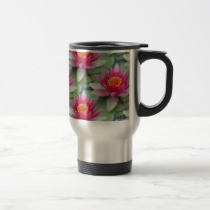 Caneca Térmica Lily de Água do Lotus Rosa