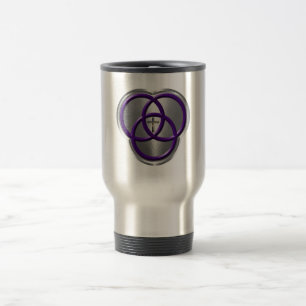 Caneca Térmica Linda Trindade Cristã Anda com Cruz