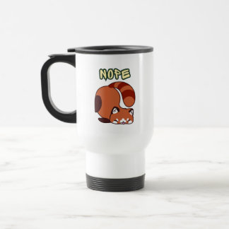 Caneca Térmica Lindo Amante de Panda Vermelho Divertido Não Anima