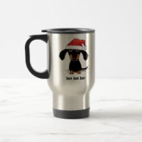 Lindo Cachorro Wiener Papai Noel | Dachshund Natal